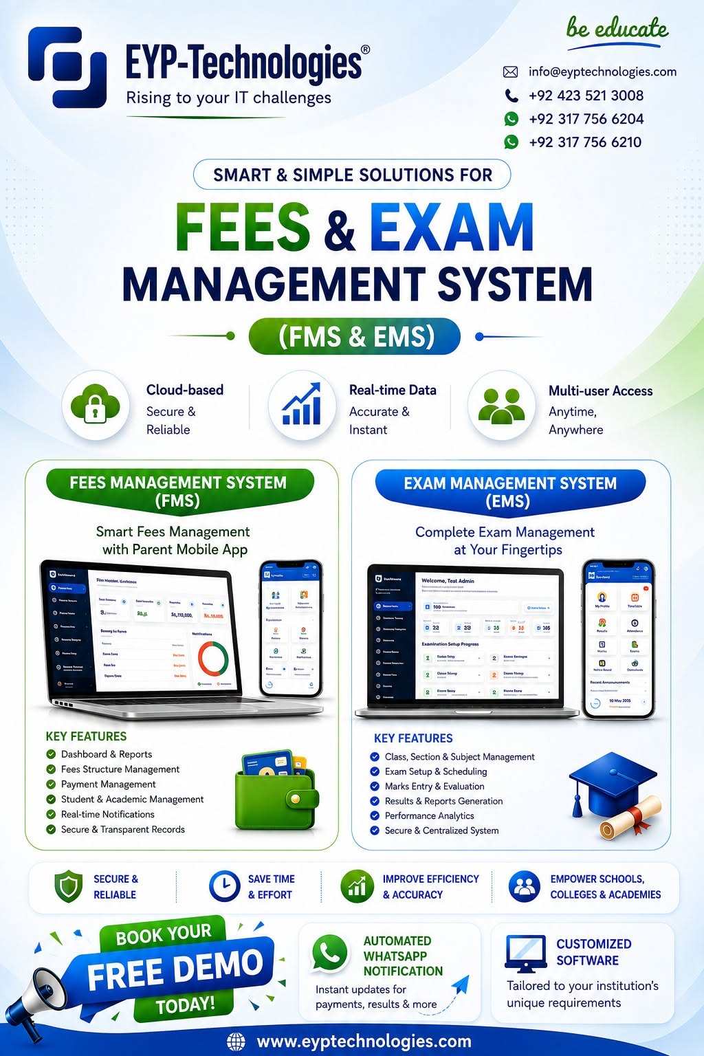 EYP Technologies Subscription Plans