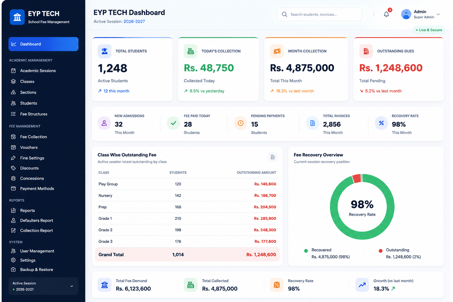 School Fee Management System